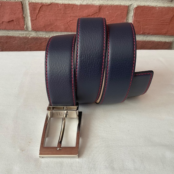 NEW Mario Hernandez Leather Belt Logo Buckle Size S Handcrafted in Colo… - Picture 6 of 16